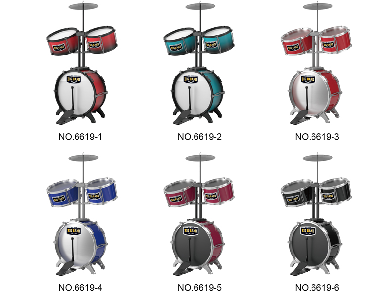 JAZZ DRUM SET 6619A, 6619A