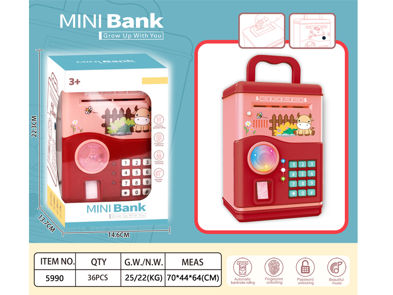 MINI BANK,PIGGY BANK ,SAVING BOX, 5990