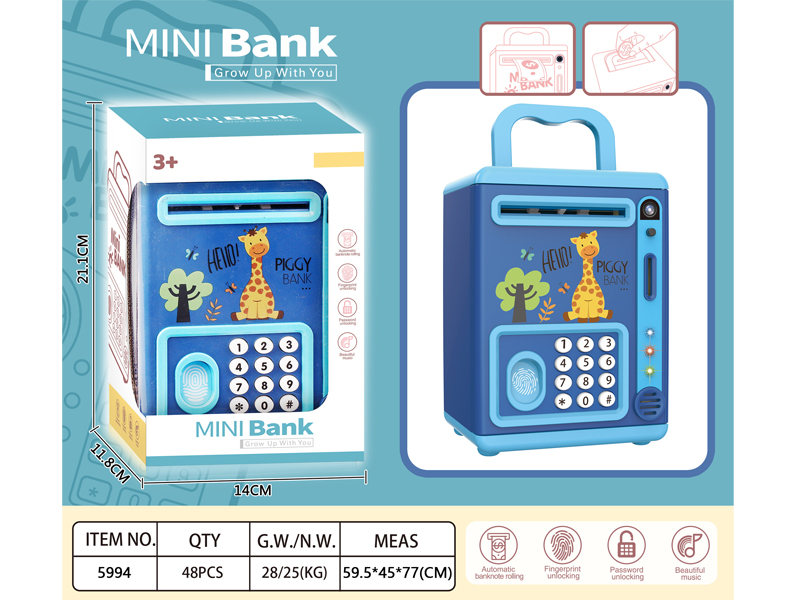 MINI BANK,PIGGY BANK ,SAVING BOX, 5994