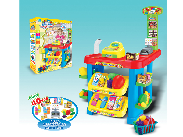 Kids play shopping role play games, 922-02