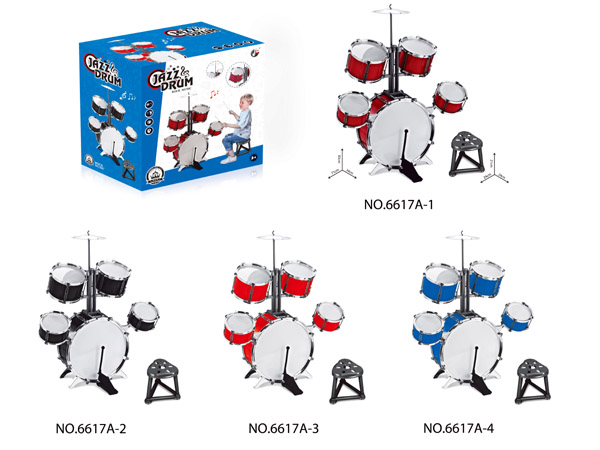 JAZZ DRUM SET 6617A, 6617A