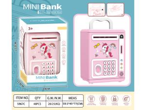 MINI BANK,PIGGY BANK ,SAVING BOX